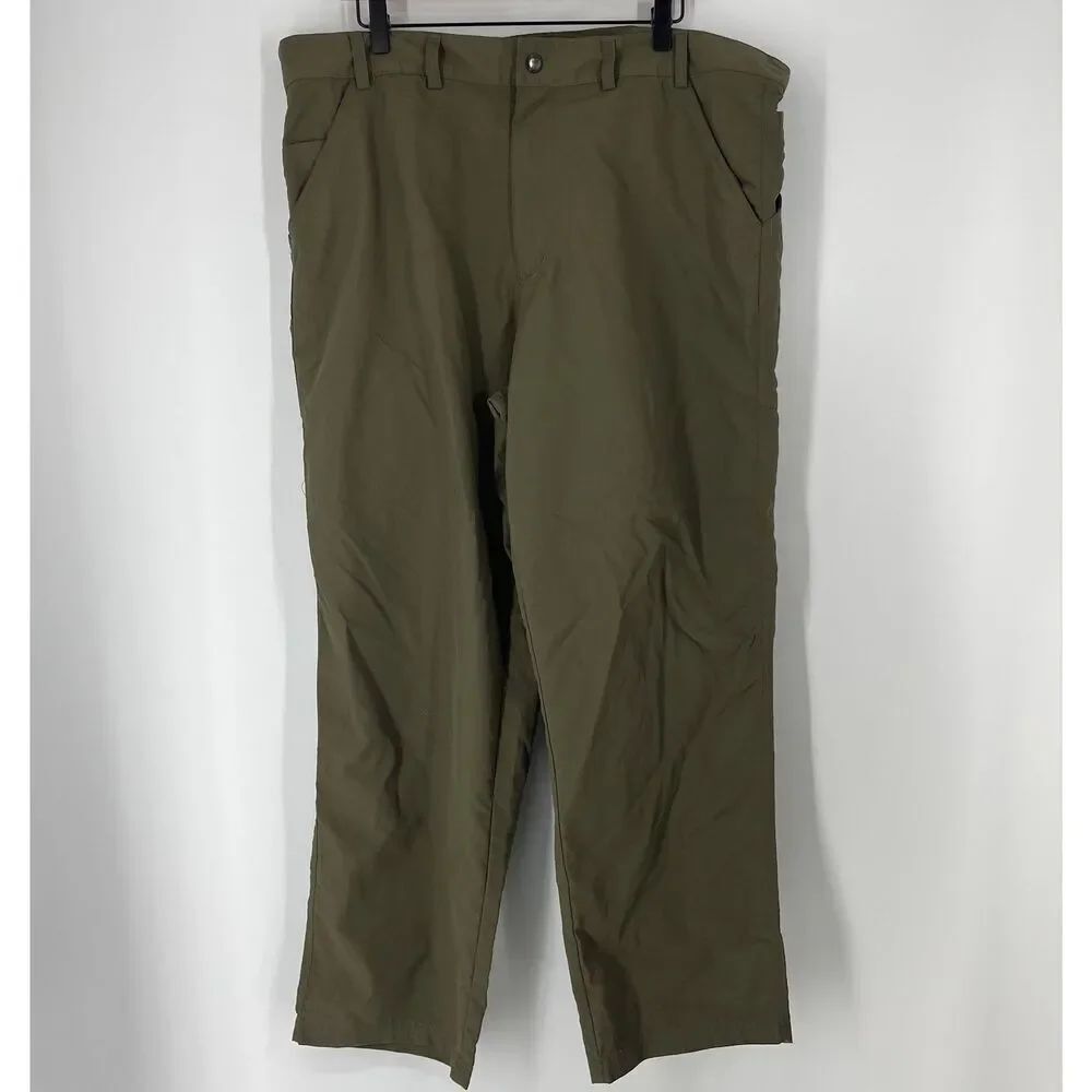 SCOTTEVEST Pants Mens Size 40x30 Olive Flex Cargo 10 Pocket Tec Relaxed Travel